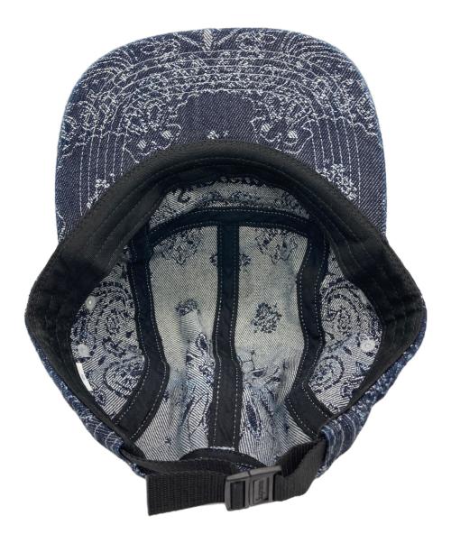SUPREME（シュプリーム）SUPREME (シュプリーム) Bandana Jacquard Denim Camp Cap インディゴの古着・服飾アイテム