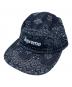 SUPREME（シュプリーム）の古着「Bandana Jacquard Denim Camp Cap」｜インディゴ