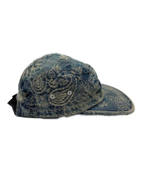 SUPREME（シュプリーム）SUPREME (シュプリーム) Bandana Jacquard Denim Camp Cap ブルーの古着・服飾アイテム