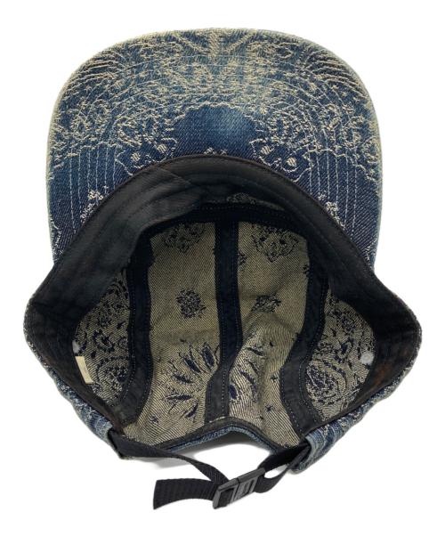 SUPREME（シュプリーム）SUPREME (シュプリーム) Bandana Jacquard Denim Camp Cap ブルーの古着・服飾アイテム