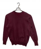 WAREHOUSEウエアハウス）の古着「両V ガゼット スウェット」｜ワインレッド