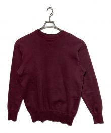 WAREHOUSE（ウエアハウス）の古着「両V ガゼット スウェット」｜ワインレッド
