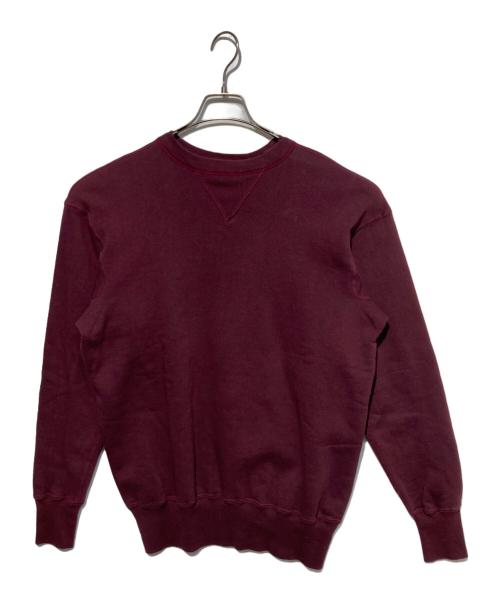 WAREHOUSE（ウエアハウス）WAREHOUSE (ウエアハウス) 両V ガゼット スウェット ワインレッド サイズ:44の古着・服飾アイテム