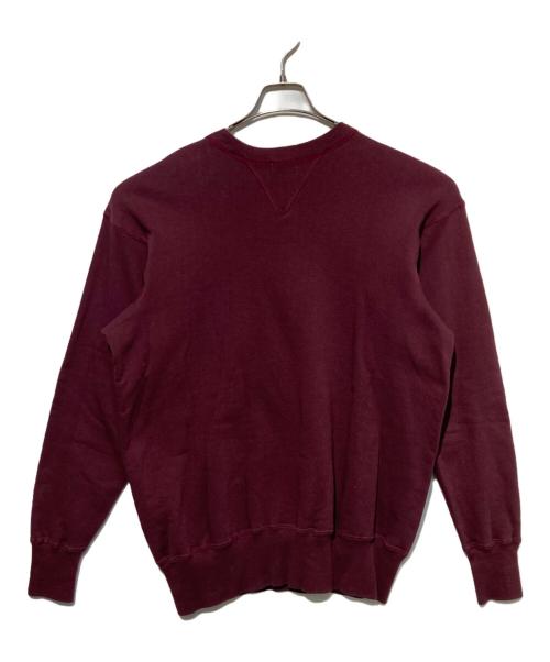 WAREHOUSE（ウエアハウス）WAREHOUSE (ウエアハウス) 両V ガゼット スウェット ワインレッド サイズ:44の古着・服飾アイテム