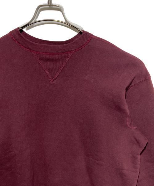 WAREHOUSE（ウエアハウス）WAREHOUSE (ウエアハウス) 両V ガゼット スウェット ワインレッド サイズ:44の古着・服飾アイテム