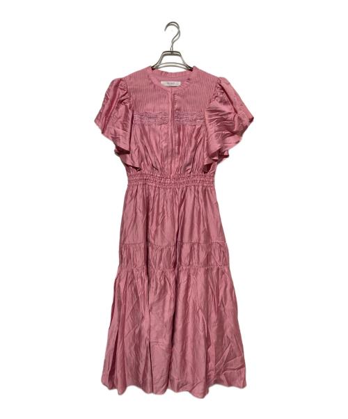 HER LIP TO（ハーリップトゥ）Her lip to (ハーリップトゥ) Little Butterfly Sleeve Dress ピンク サイズ:Freeの古着・服飾アイテム