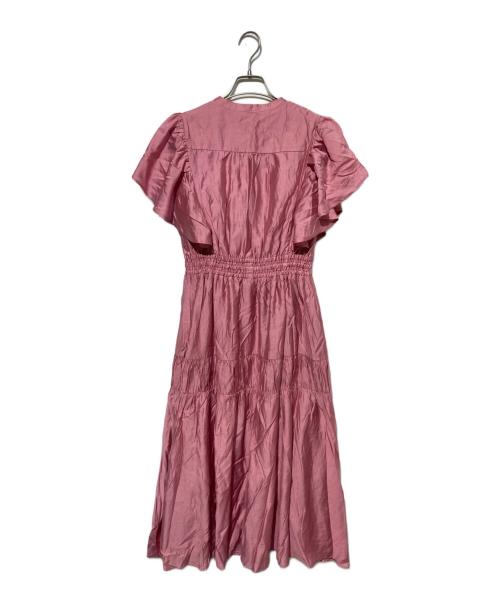 HER LIP TO（ハーリップトゥ）Her lip to (ハーリップトゥ) Little Butterfly Sleeve Dress ピンク サイズ:Freeの古着・服飾アイテム