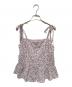 Her lip to（ハーリップトゥ）の古着「Cherry Pattern Strap Top」｜ピンク