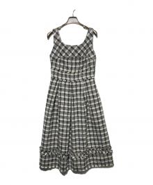 HER LIP TO（ハーリップトゥ）の古着「Summer Tweed Dress」｜ホワイト×ブラック