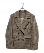 HER LIP TOハーリップトゥ）の古着「Hemingway Check Tweed Jacket」｜ブラウン