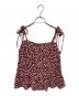 Her lip to（ハーリップトゥ）の古着「Cherry Pattern Strap Top」｜レッド