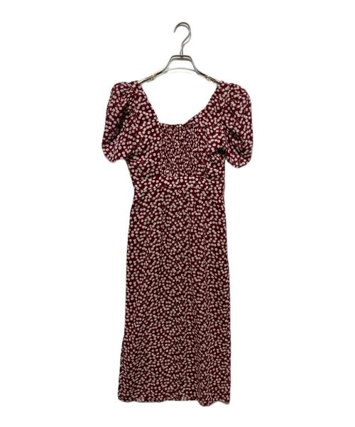 HER LIP TO（ハーリップトゥ）Her lip to (ハーリップトゥ) Cherry Pattern Cache-Coeur One-Piece レッド サイズ:XSの古着・服飾アイテム