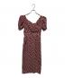 Her lip to（ハーリップトゥ）の古着「Cherry Pattern Cache-Coeur One-Piece」｜レッド