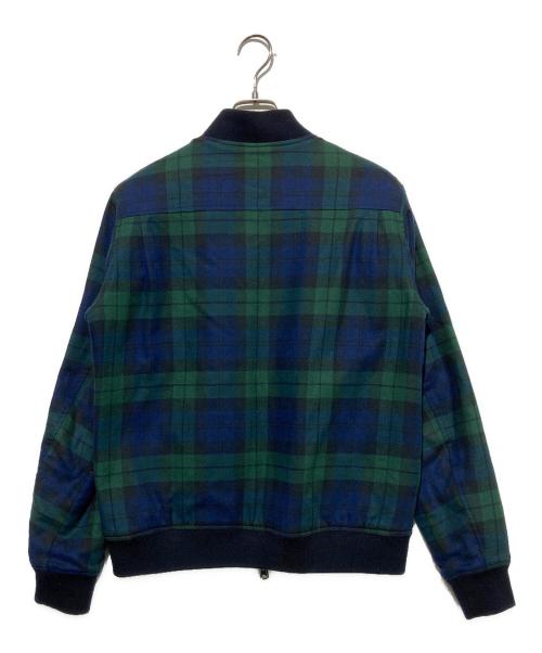 FRED PERRY（フレッドペリー）FRED PERRY (フレッドペリー) リバーシブルブルゾン グリーン×ネイビー サイズ:Sの古着・服飾アイテム