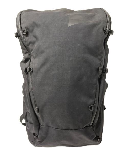 and wander（アンドワンダー）and wander (アンドワンダー) ヘザーバックパック ブラックの古着・服飾アイテム