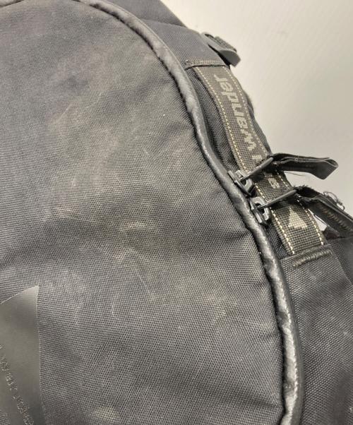 and wander（アンドワンダー）and wander (アンドワンダー) ヘザーバックパック ブラックの古着・服飾アイテム