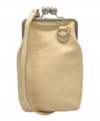 kawa-kawaカワカワ）の古着「がま口ショルダーバッグ」｜ベージュ