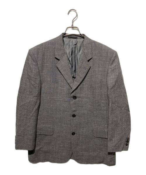 COMME des GARCONS HOMME（コムデギャルソン オム）COMME des GARCONS HOMME (コムデギャルソン オム) ウールリネンテーラードジャケット ブラウン サイズ:Sの古着・服飾アイテム