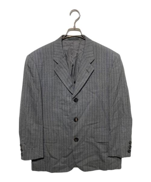 COMME des GARCONS HOMME（コムデギャルソン オム）COMME des GARCONS HOMME (コムデギャルソン オム) 3Bストライプテーラードジャケット ブラウン サイズ:Sの古着・服飾アイテム