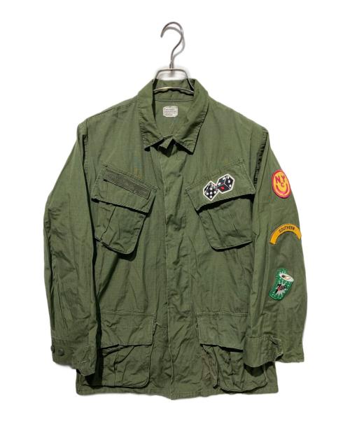 US ARMY（ユーエスアーミー）US ARMY (ユーエスアーミー) ジャングルファティーグジャケット オリーブ サイズ:XSMALL-REGULARの古着・服飾アイテム