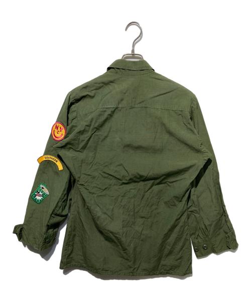 US ARMY（ユーエスアーミー）US ARMY (ユーエスアーミー) ジャングルファティーグジャケット オリーブ サイズ:XSMALL-REGULARの古着・服飾アイテム