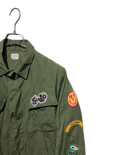 US ARMY（ユーエスアーミー）US ARMY (ユーエスアーミー) ジャングルファティーグジャケット オリーブ サイズ:XSMALL-REGULARの古着・服飾アイテム
