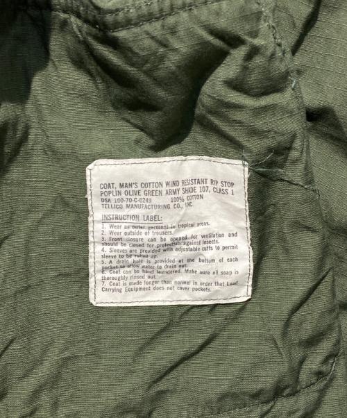 US ARMY（ユーエスアーミー）US ARMY (ユーエスアーミー) ジャングルファティーグジャケット オリーブ サイズ:XSMALL-REGULARの古着・服飾アイテム