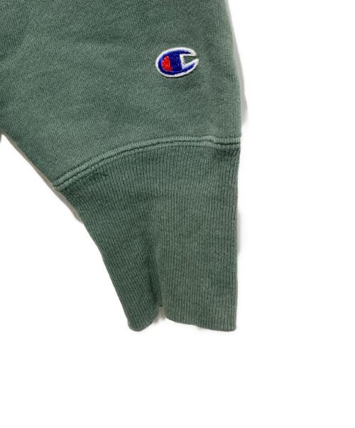 Champion REVERSE WEAVE（チャンピオン リバース ウィーブ）Champion REVERSE WEAVE (チャンピオン リバース ウィーブ) クルーネックスウェット グリーン サイズ:Mの古着・服飾アイテム