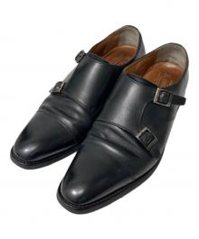 SCOTCH GRAIN（スコッチグレイン）の古着「ダブルモンクストラックシューズ」｜ブラック