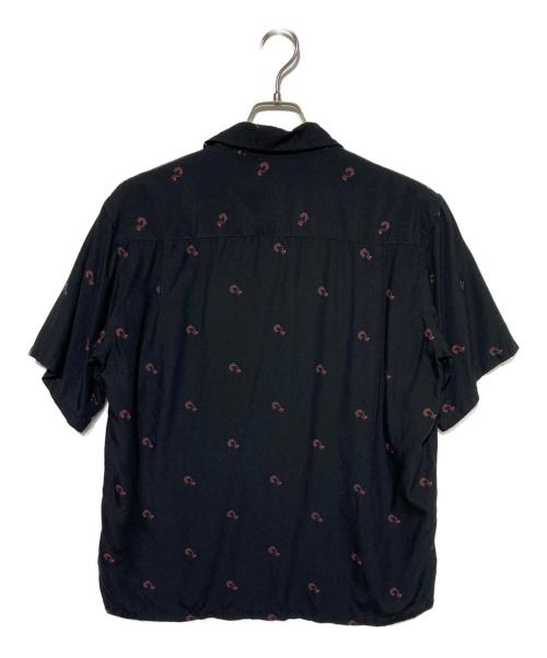 JohnUNDERCOVER（ジョンアンダーカバー）JohnUNDERCOVER (ジョンアンダーカバー) オープンカラーシャツ ブラック サイズ:3の古着・服飾アイテム