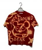 Acne studiosアクネ ストゥディオズ）の古着「グラフィックプリントＴシャツ」｜レッド