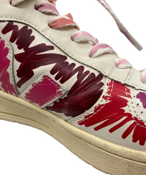 MARNI（マルニ）MARNI (マルニ) VEJA (ヴェジャ) V-10 ローカットスニーカー ホワイト×ピンク サイズ:27cmの古着・服飾アイテム