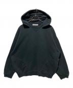 KATHARINE HAMNETT×Mastermind WORLDキャサリンハムネット×マスターマインド ワールド）の古着「BACK LOGO HOODIE」｜ブラック