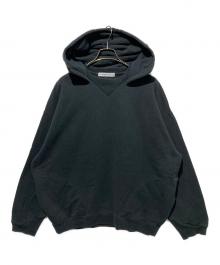 KATHARINE HAMNETT×Mastermind WORLD（キャサリンハムネット×マスターマインド ワールド）の古着「BACK LOGO HOODIE」｜ブラック