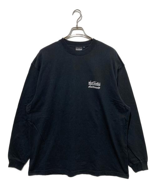 WILD THINGS（ワイルドシングス）WILD THINGS (ワイルドシングス) Mastermind JAPAN (マスターマインド ジャパン) ロングスリーブカットソー ブラック サイズ:XLの古着・服飾アイテム