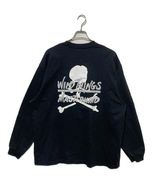 WILD THINGS（ワイルドシングス）WILD THINGS (ワイルドシングス) Mastermind JAPAN (マスターマインド ジャパン) ロングスリーブカットソー ブラック サイズ:XLの古着・服飾アイテム