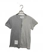 Maison Margielaメゾンマルジェラ）の古着「RE-EDITION  ハーフジップカットソー」｜グレー