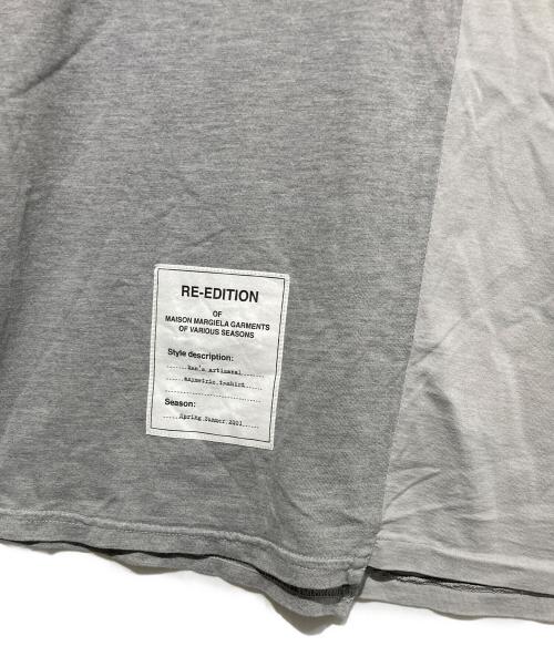 Maison Margiela（メゾンマルジェラ）Maison Margiela (メゾンマルジェラ) RE-EDITION  ハーフジップカットソー グレー サイズ:48の古着・服飾アイテム
