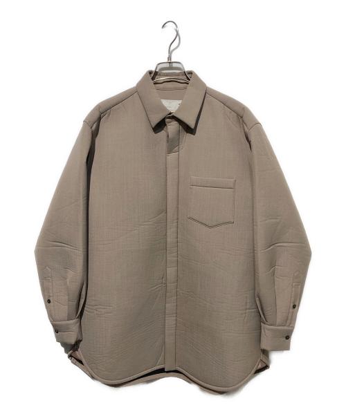 sacai（サカイ）sacai (サカイ) Suiting Bonding Shirt ベージュ サイズ:3の古着・服飾アイテム