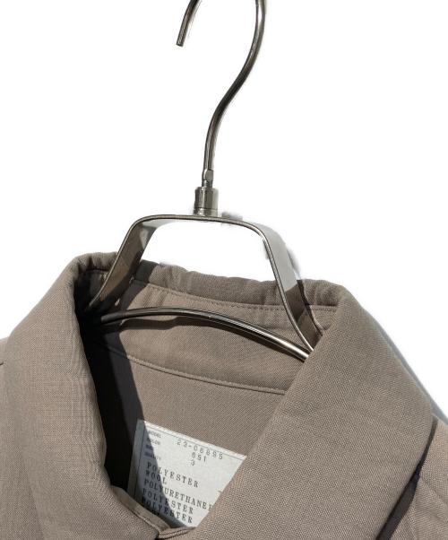 sacai（サカイ）sacai (サカイ) Suiting Bonding Shirt ベージュ サイズ:3の古着・服飾アイテム