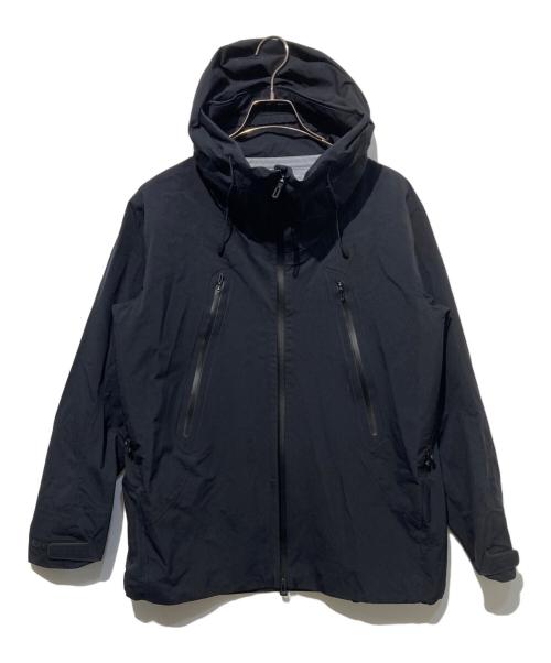 DESCENTE ALLTERRAIN（デザイント オルテライン）DESCENTE ALLTERRAIN (デザイント オルテライン) HARD SHELL JACKET -CREAS- ブラック サイズ:Lの古着・服飾アイテム