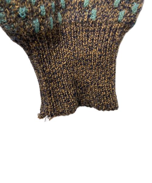 Yves Saint Laurent（イヴサンローラン）Yves Saint Laurent (イヴサンローラン) オールドVネックニット ブラウン サイズ:Lの古着・服飾アイテム