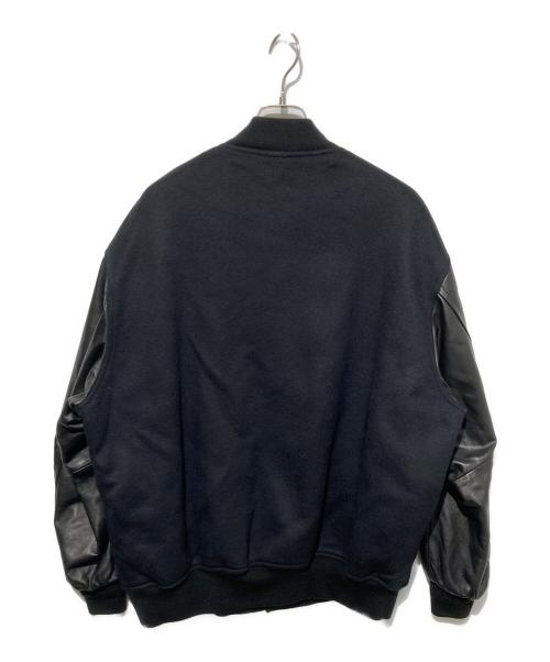 Graphpaper（グラフペーパー）Graphpaper (グラフペーパー) Light Melton Stadium Jacket ブラック サイズ:2の古着・服飾アイテム