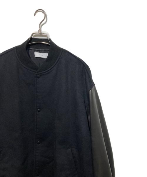 Graphpaper（グラフペーパー）Graphpaper (グラフペーパー) Light Melton Stadium Jacket ブラック サイズ:2の古着・服飾アイテム