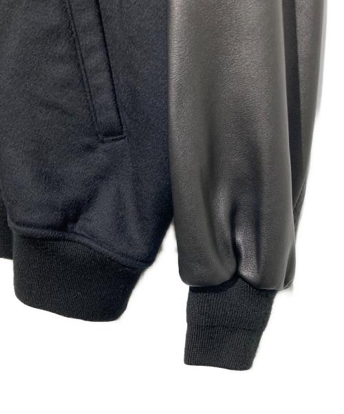 Graphpaper（グラフペーパー）Graphpaper (グラフペーパー) Light Melton Stadium Jacket ブラック サイズ:2の古着・服飾アイテム