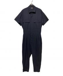 is-ness（イズネス）の古着「GABARDINE JUMPSUIT オールインワン」｜ネイビー