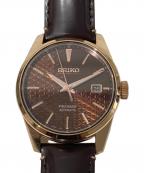 SEIKOセイコー）の古着「プレザージュ リストウォッチ」｜ブラウン
