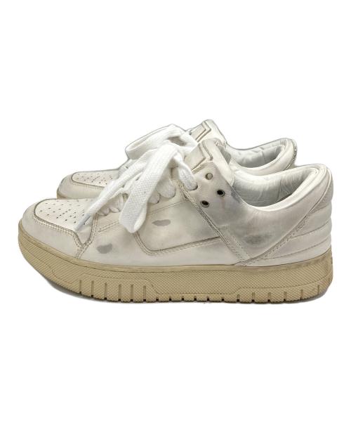 1989 STUDIO（ナインティーンエイティーナイン）1989 STUDIO (ナインティーンエイティーナイン) DIRTY SNEAKERS ホワイト サイズ:41の古着・服飾アイテム