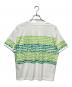 HERALBONY (ヘラルボニー) アートボーダーTシャツ「green brush-mm2025」 ホワイト サイズ:L：5000円