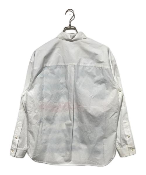 HERALBONY（ヘラルボニー）HERALBONY (ヘラルボニー) レギュラーカラーシャツ「blue brush-mm2025」 ホワイト サイズ:Lの古着・服飾アイテム